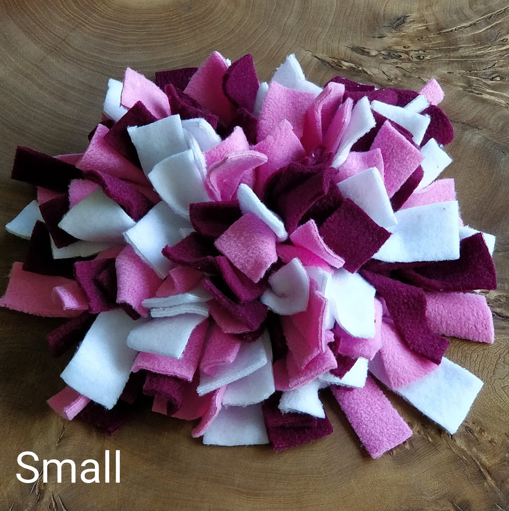 Fleece Snuffle Mat, small pets gift, foraging for food, treat dispenser, finding food