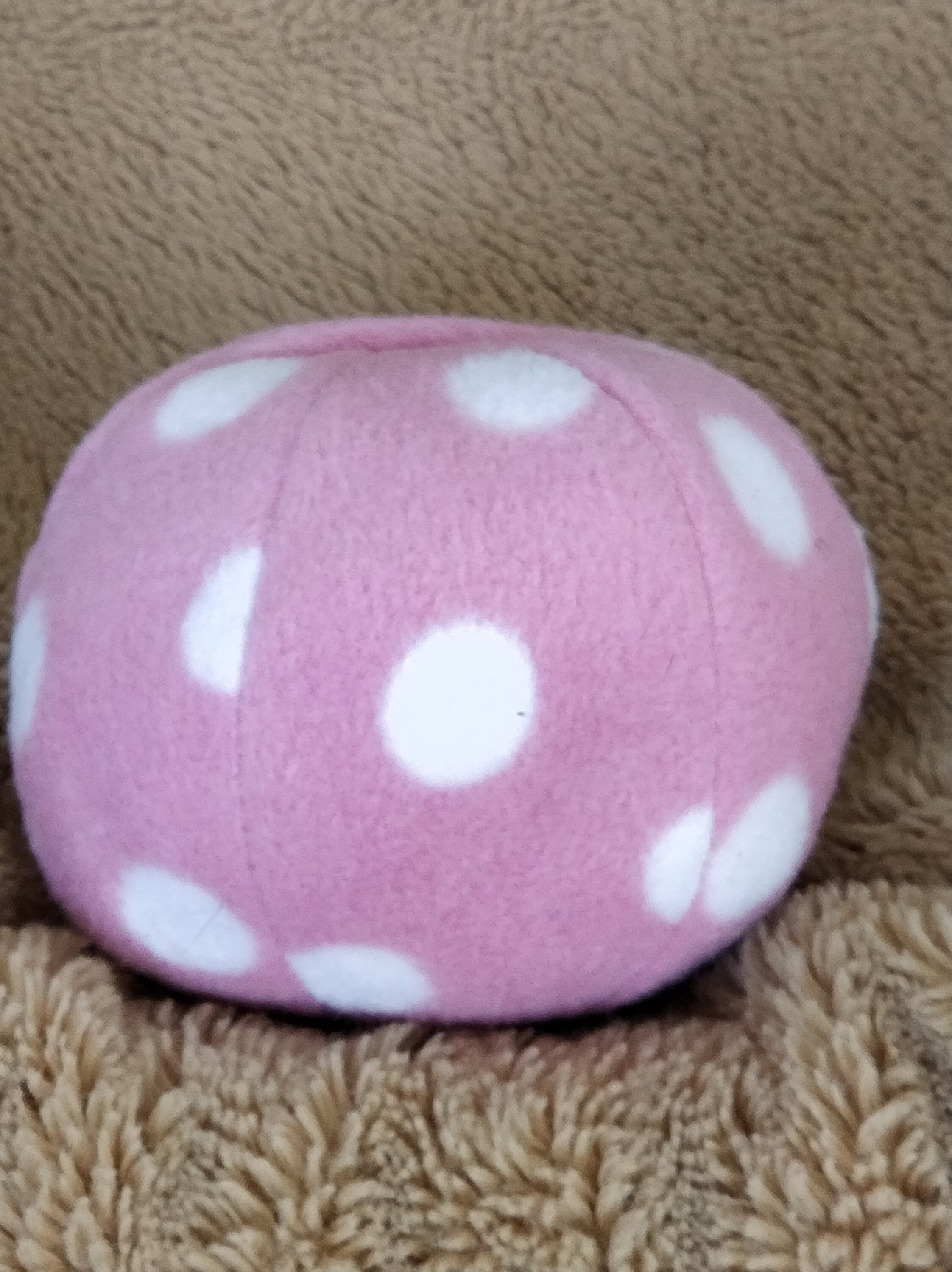 Dog Snuffle Ball, Fleece toy, finding treats puzzle, sheepskin stuffed toy
