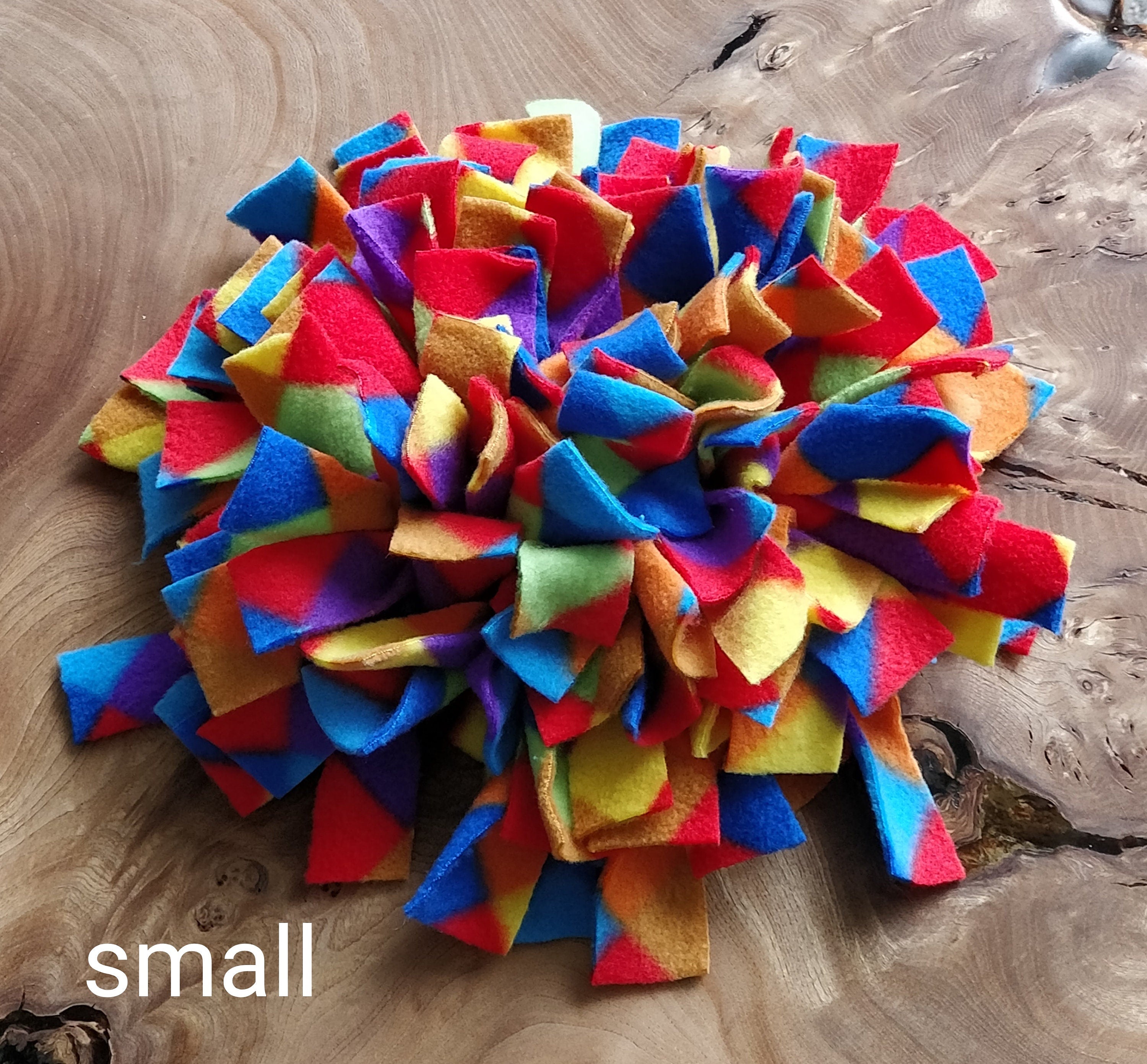 Fleece Snuffle Mat, small pets gift, foraging for food, treat dispenser, finding food