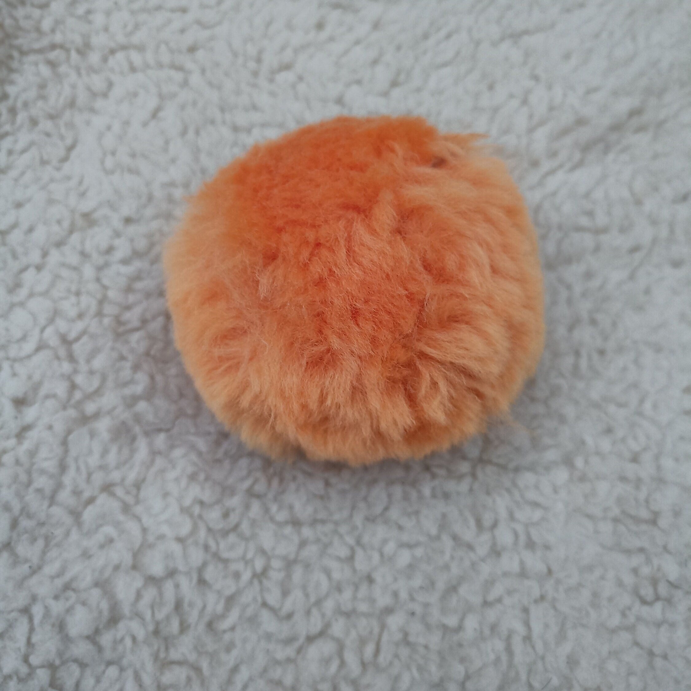 Merino Sheepskin Dog Ball: Natural pet toy, Baseball Pattern, Training reward toy for puppy
