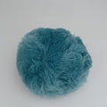Merino Sheepskin Dog Ball: Natural pet toy, Baseball Pattern, Training reward toy for puppy