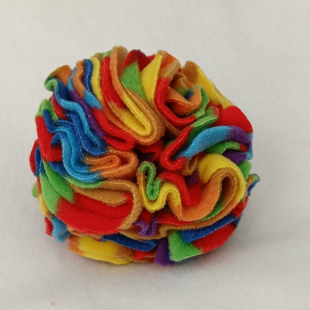 Snuffle ball for small dogs and puppies, treat dispenser