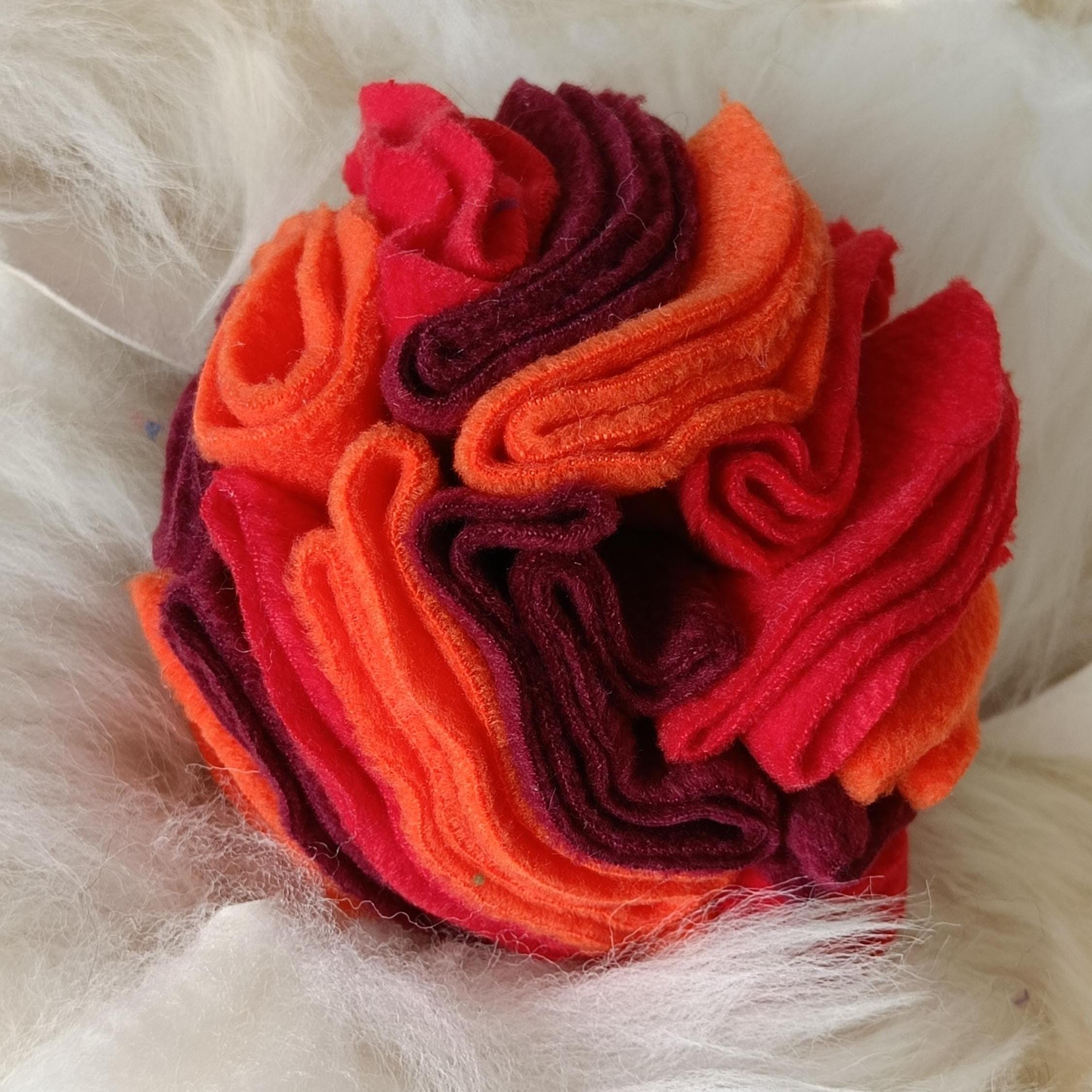 Snuffle Ball for Dogs, fleece pet toy, treat dispenser, star ball