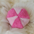 Soft plush fleece ball sheepskin filled - squeaker option available