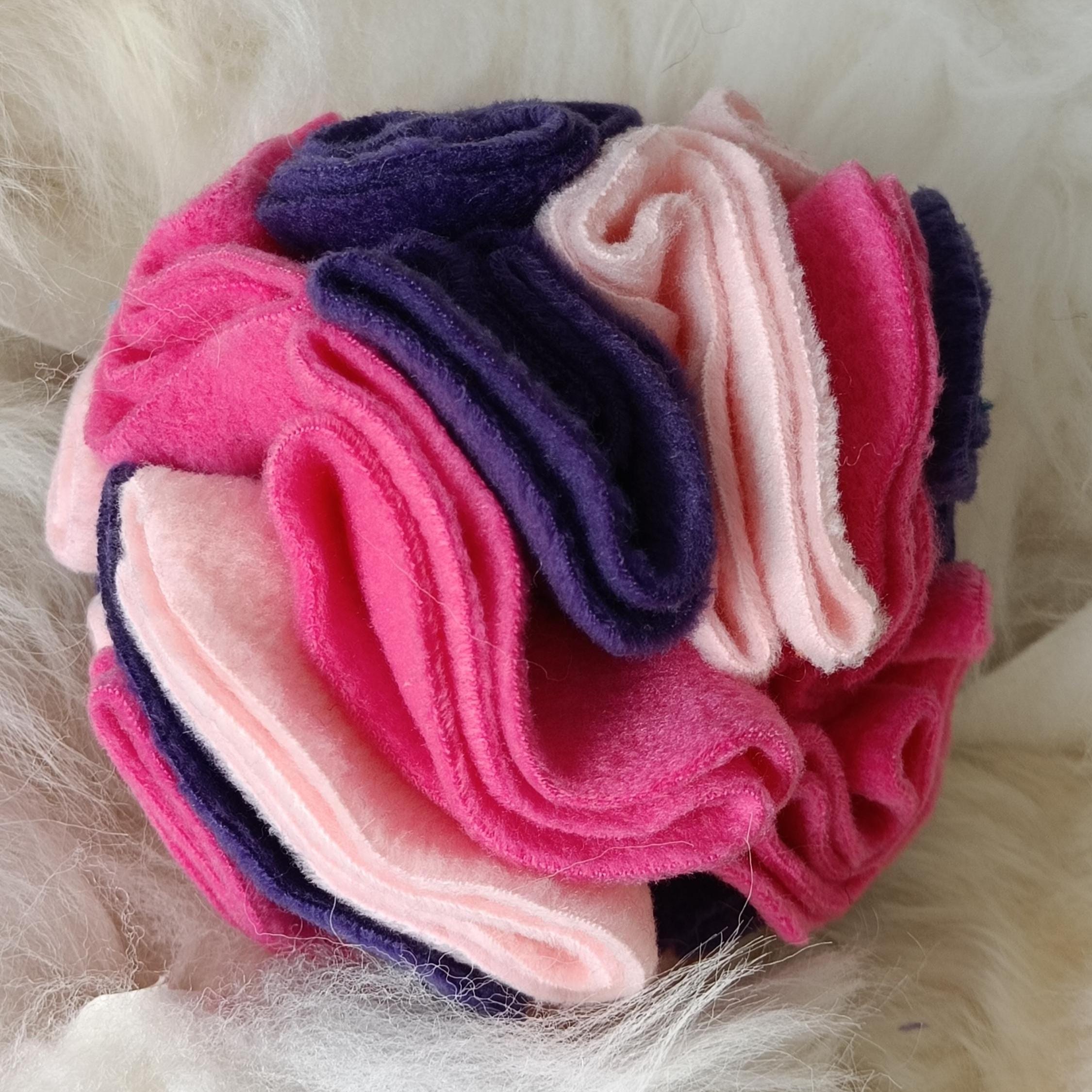 Snuffle Ball for Dogs, fleece pet toy, treat dispenser, star ball