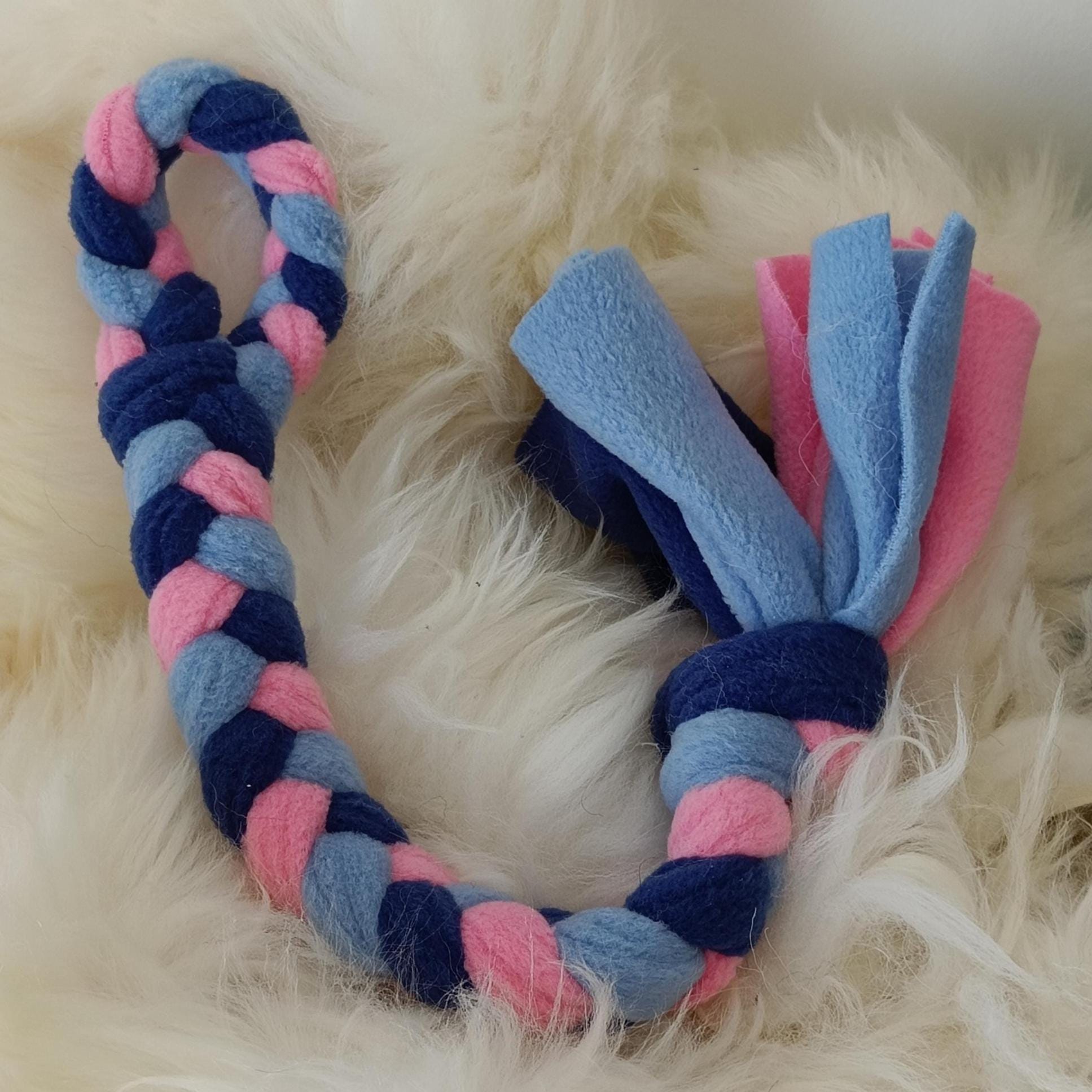 Braided Fleece Tug Toy for Small Dogs & Puppies