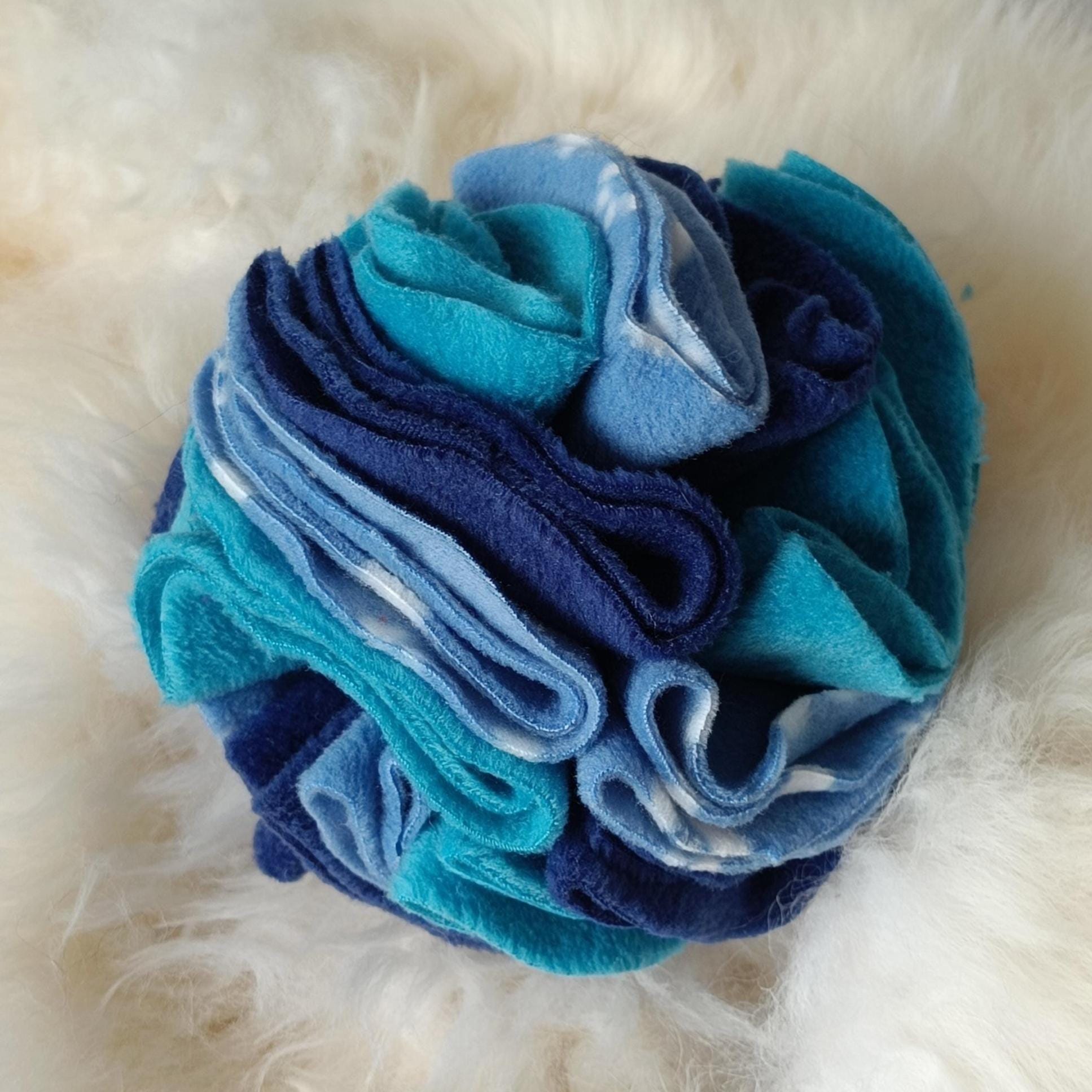 Snuffle ball for small dogs, treat dispenser,