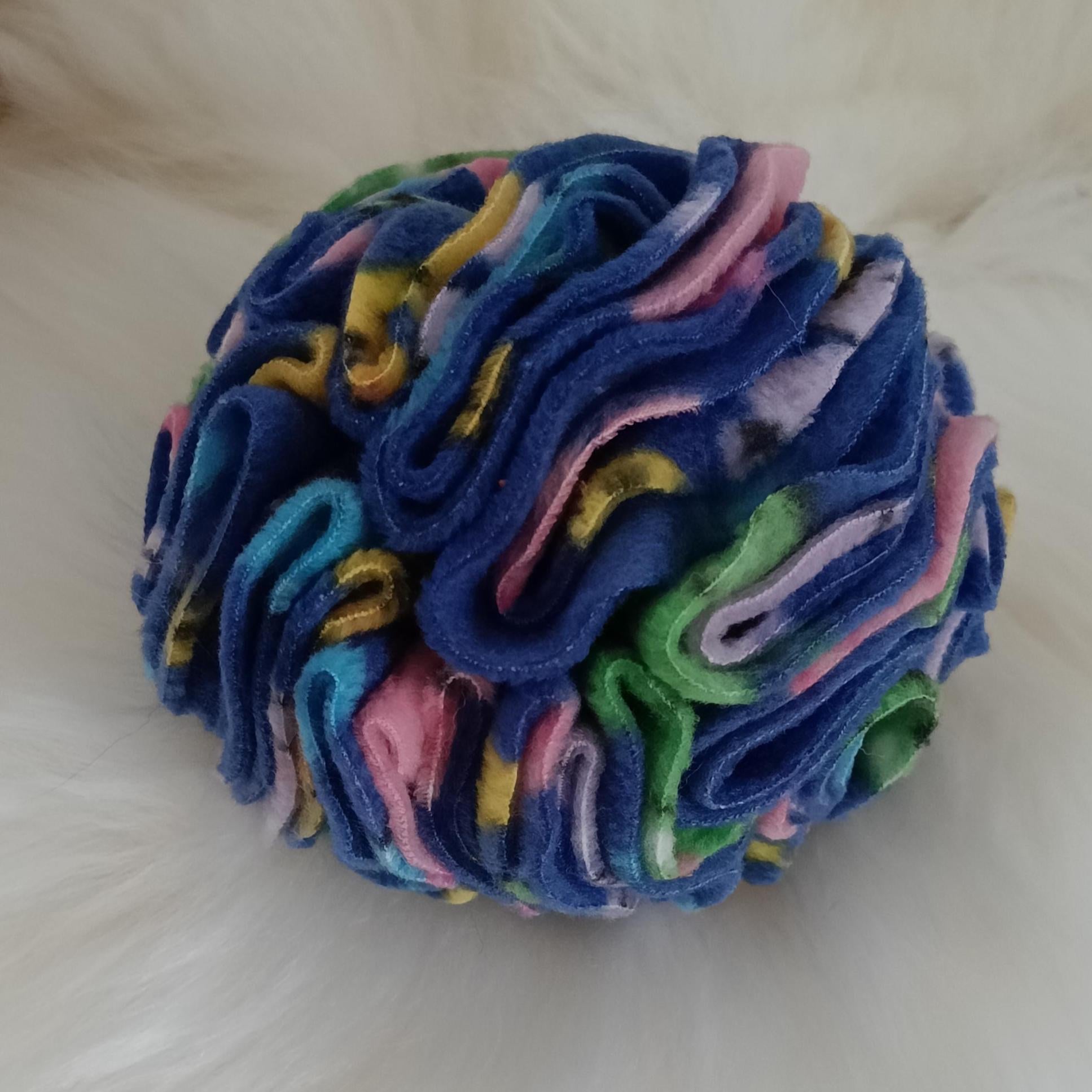Snuffle ball for small dogs, treat dispenser,