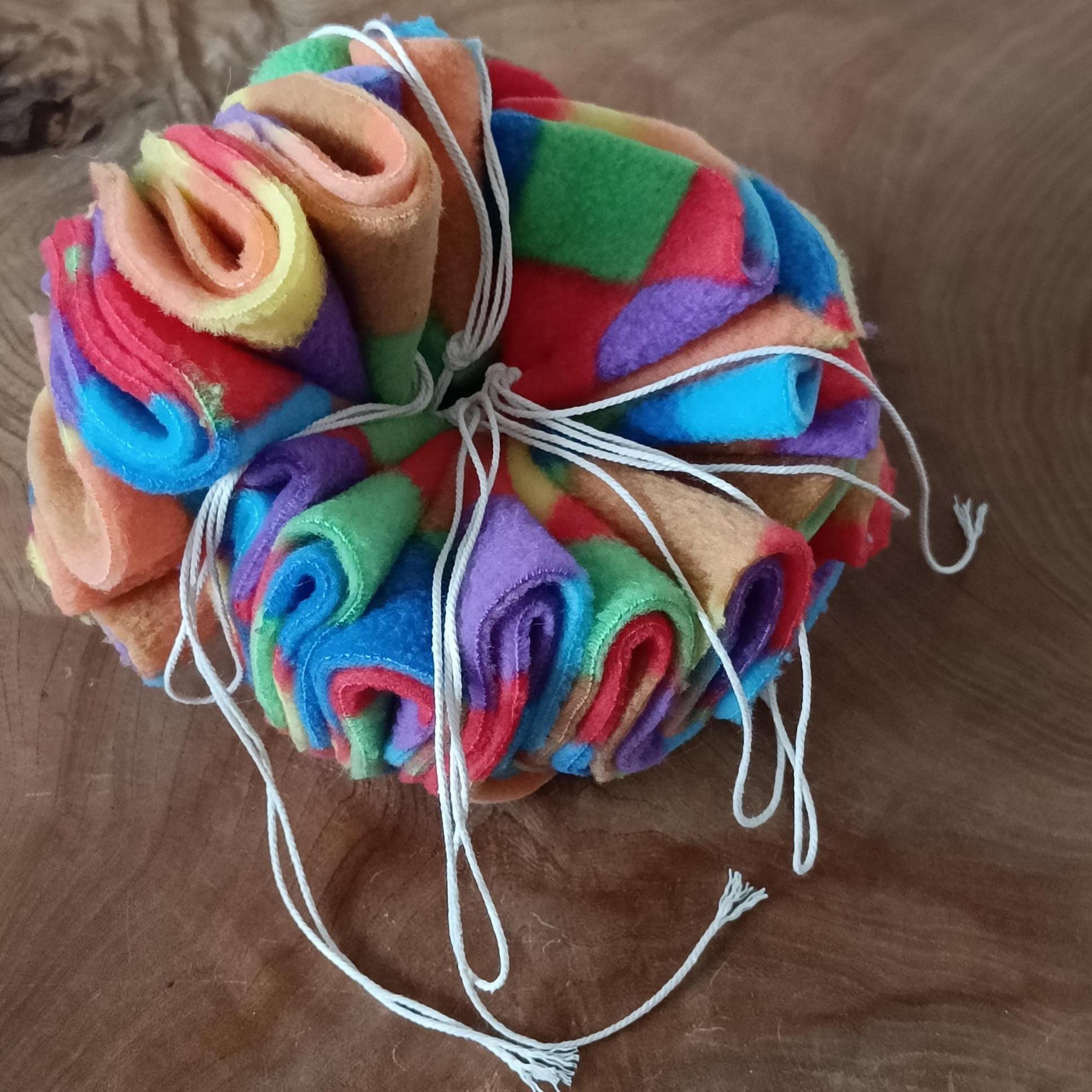 Snuffle ball for small dogs, treat dispenser,
