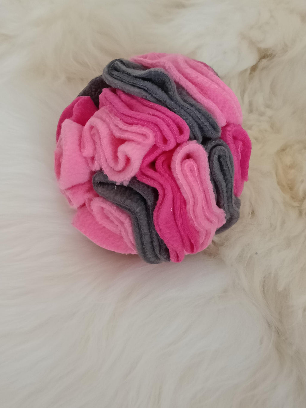 Snuffle ball for small dogs, treat dispenser,