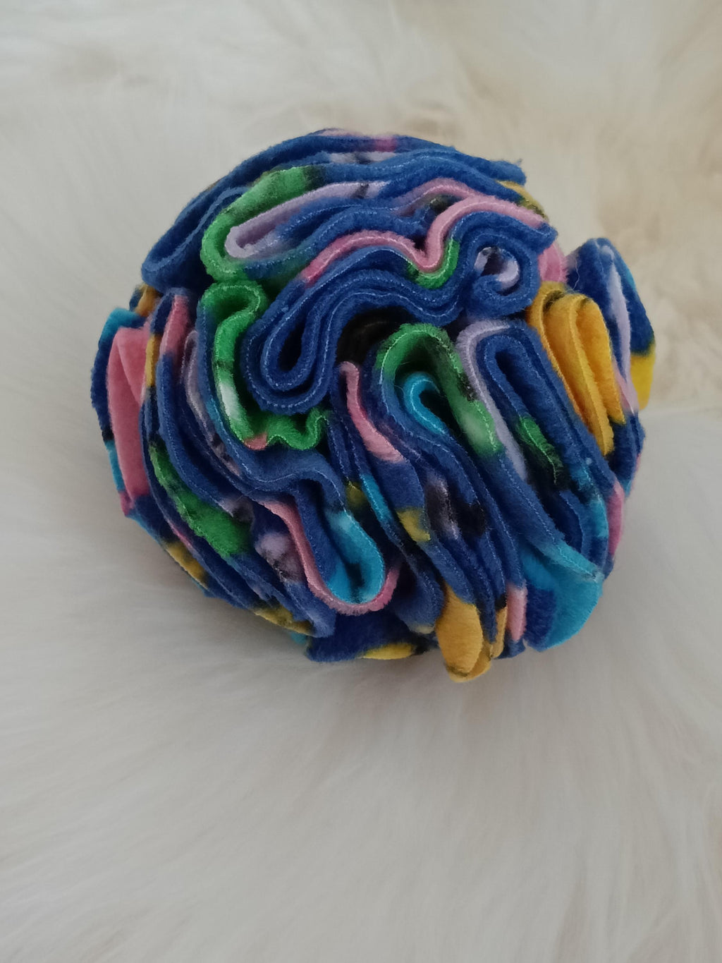 Snuffle ball for small dogs, treat dispenser,