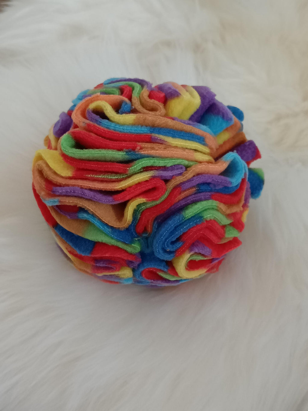 Snuffle ball for small dogs, treat dispenser,