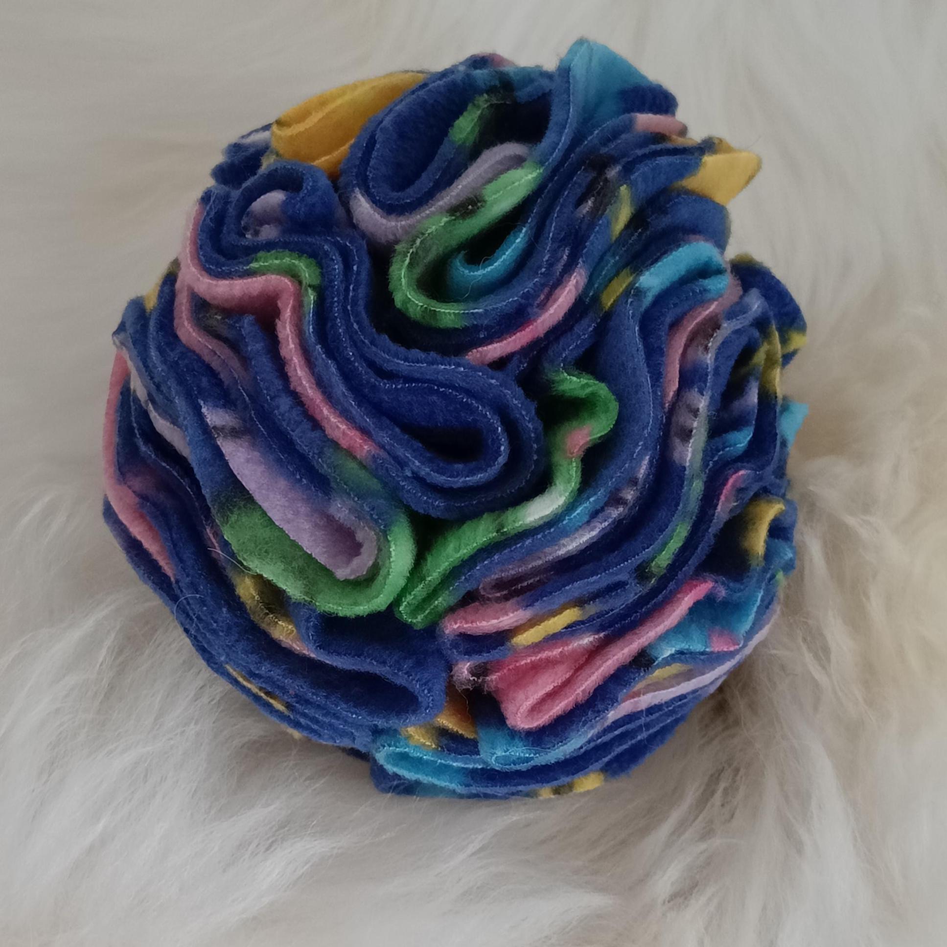 Snuffle ball for small dogs, treat dispenser,