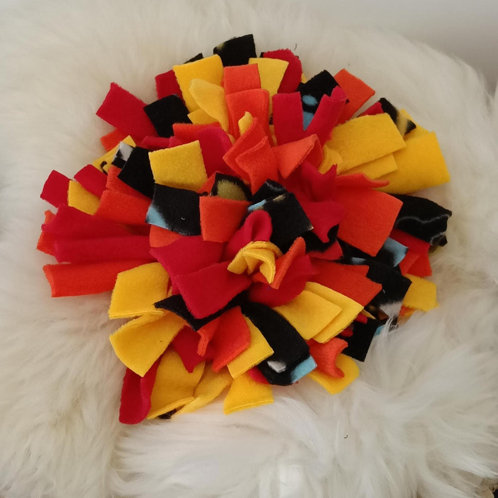 Fleece Snuffle Mat, small pets gift, foraging for food, treat dispenser, finding food