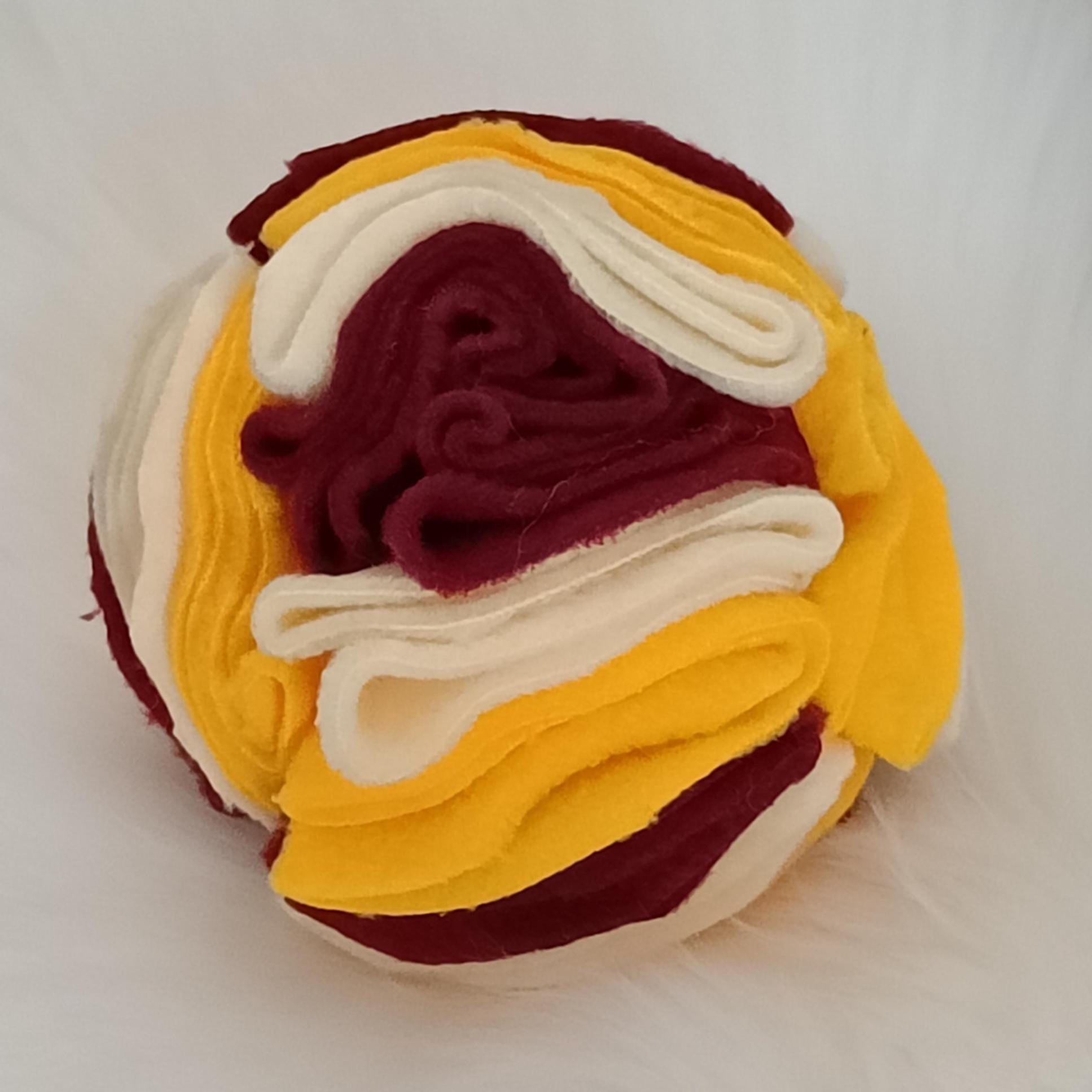Snuffle ball for small dogs and puppies, treat dispenser