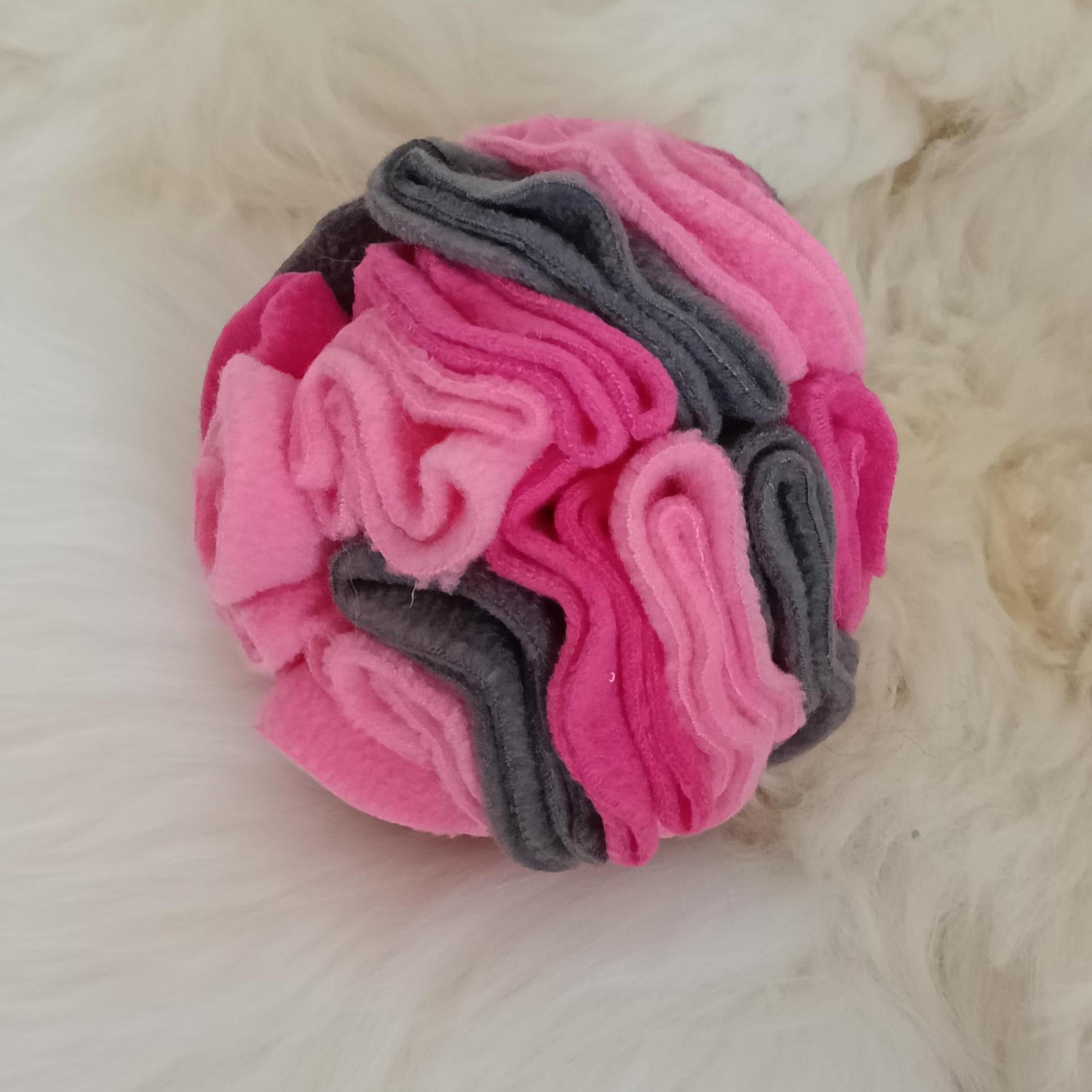 Snuffle ball for small dogs and puppies, treat dispenser