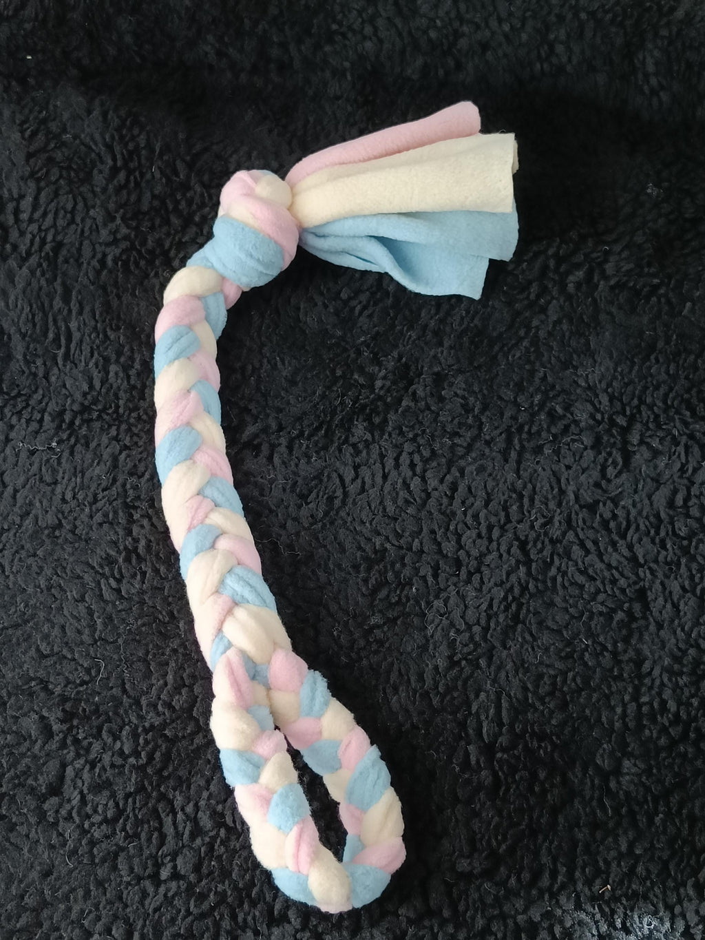 Braided Fleece Tug Toy for Small Dogs & Puppies