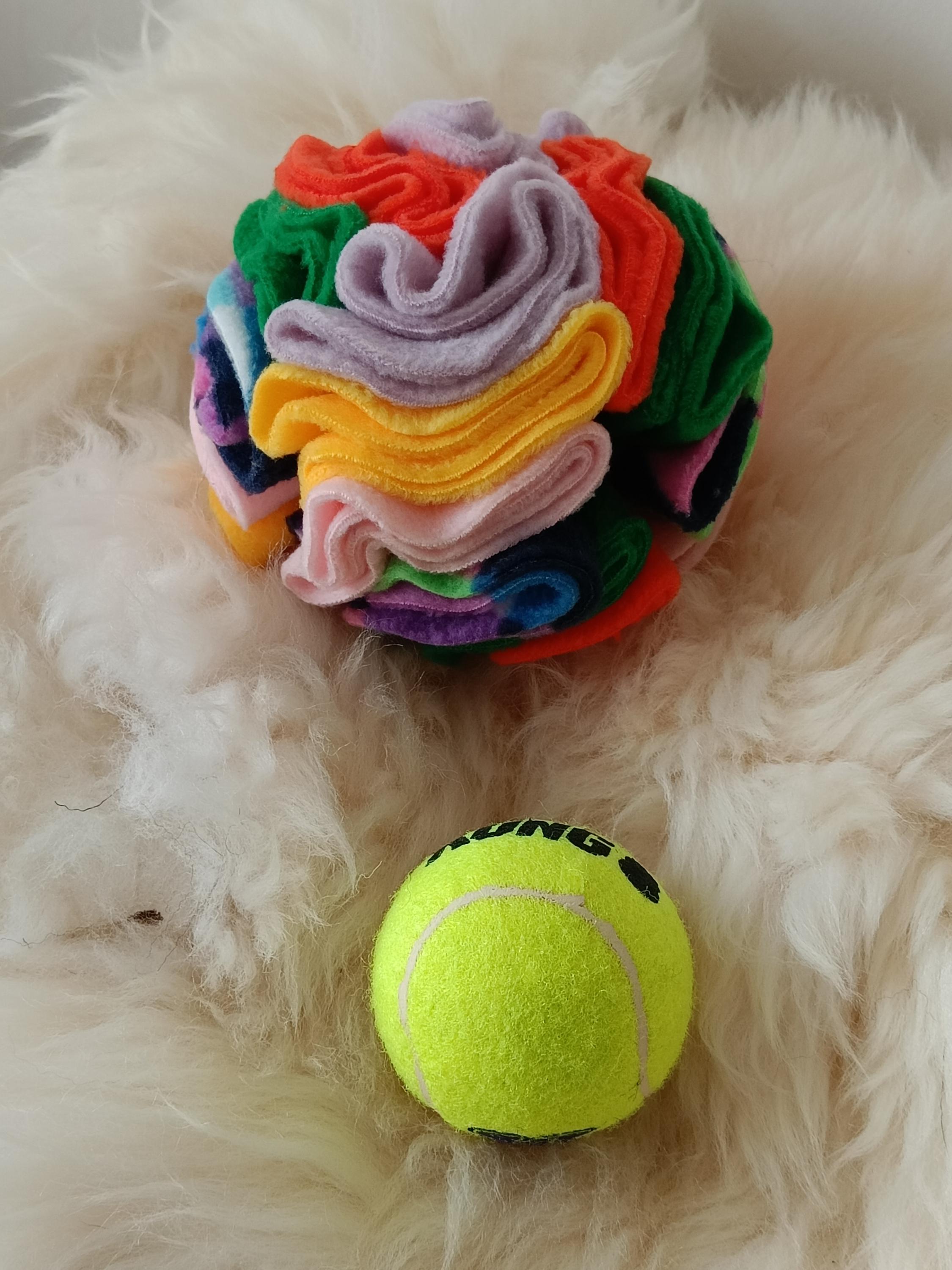 Small Snuffle ball for tiny dogs, treat dispenser. Sniff snack feeder