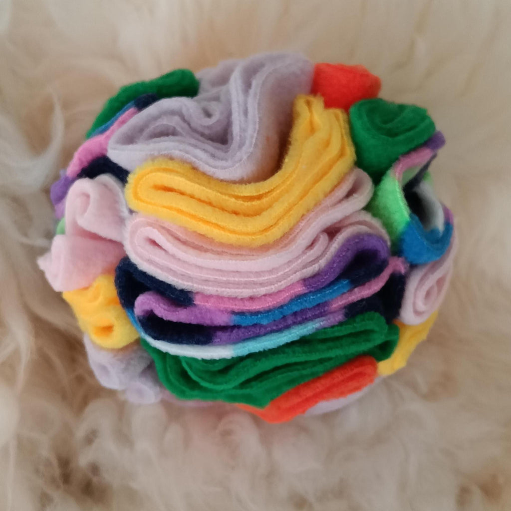 Small Snuffle ball for tiny dogs, treat dispenser. Sniff snack feeder