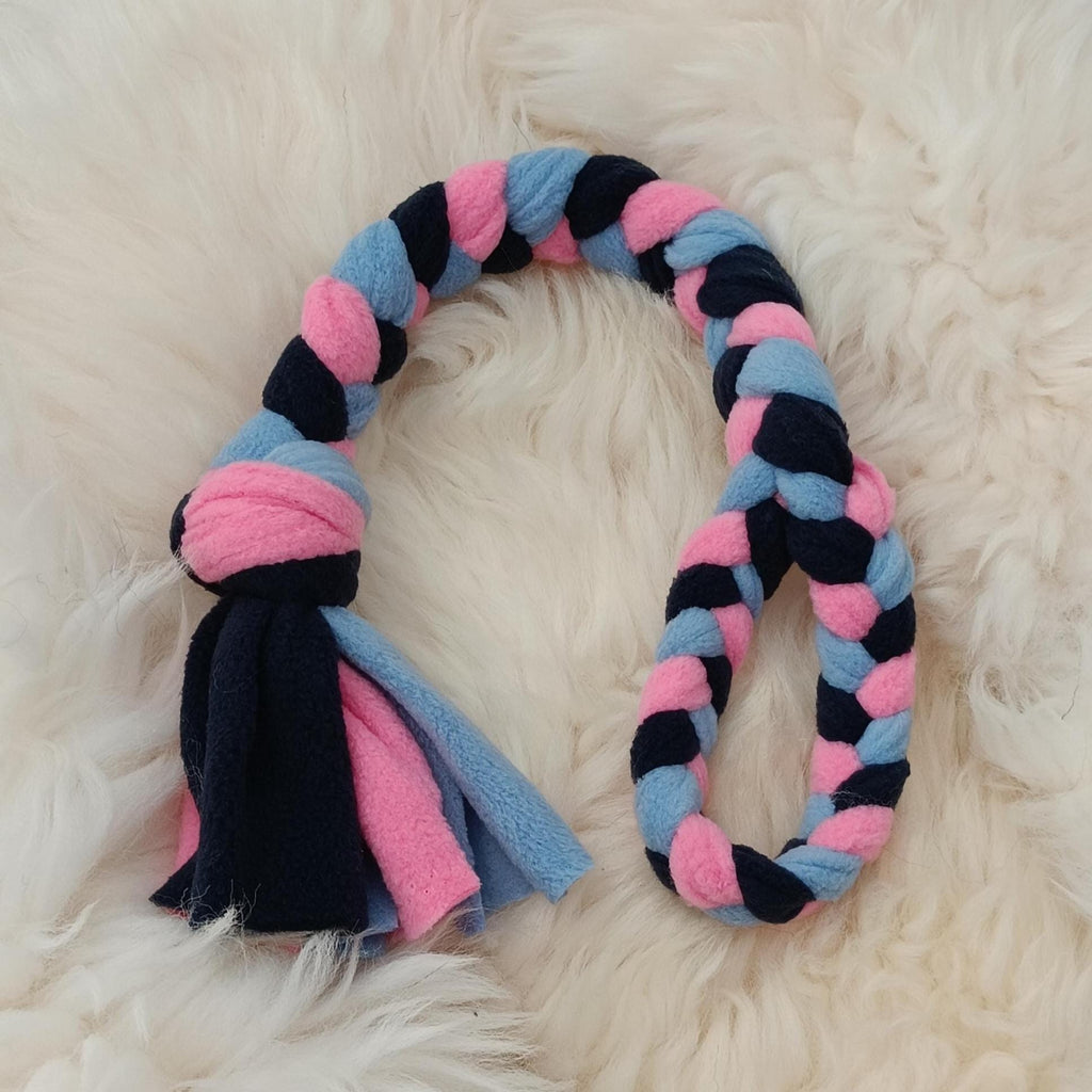 Braided Fleece Tug Toy for Small Dogs & Puppies