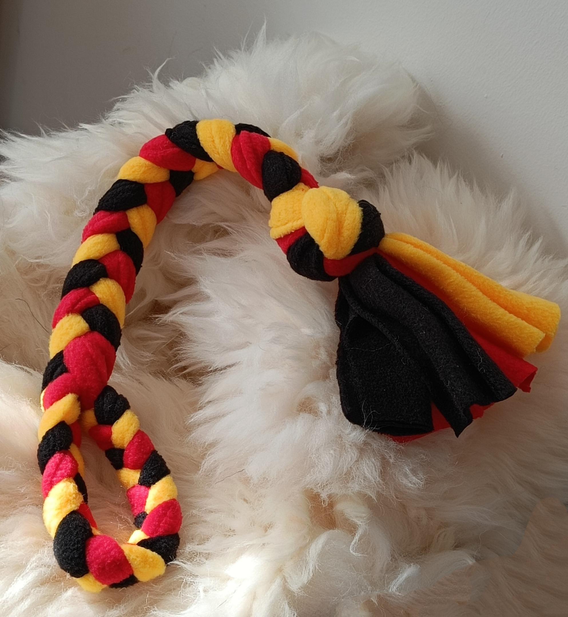 Braided Fleece Tug Toy for Small Dogs & Puppies