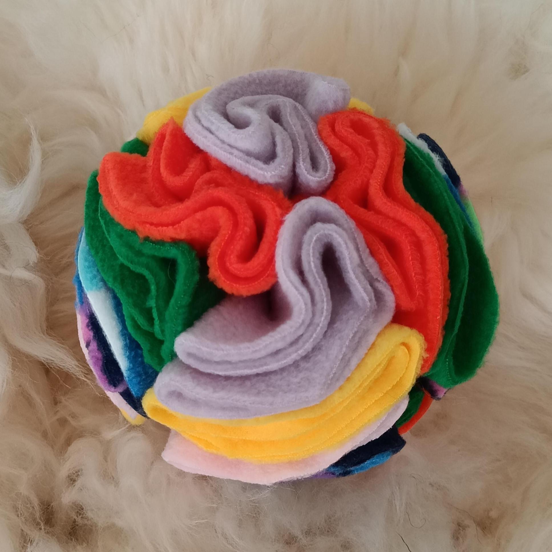 Small Snuffle ball for tiny dogs, treat dispenser. Sniff snack feeder