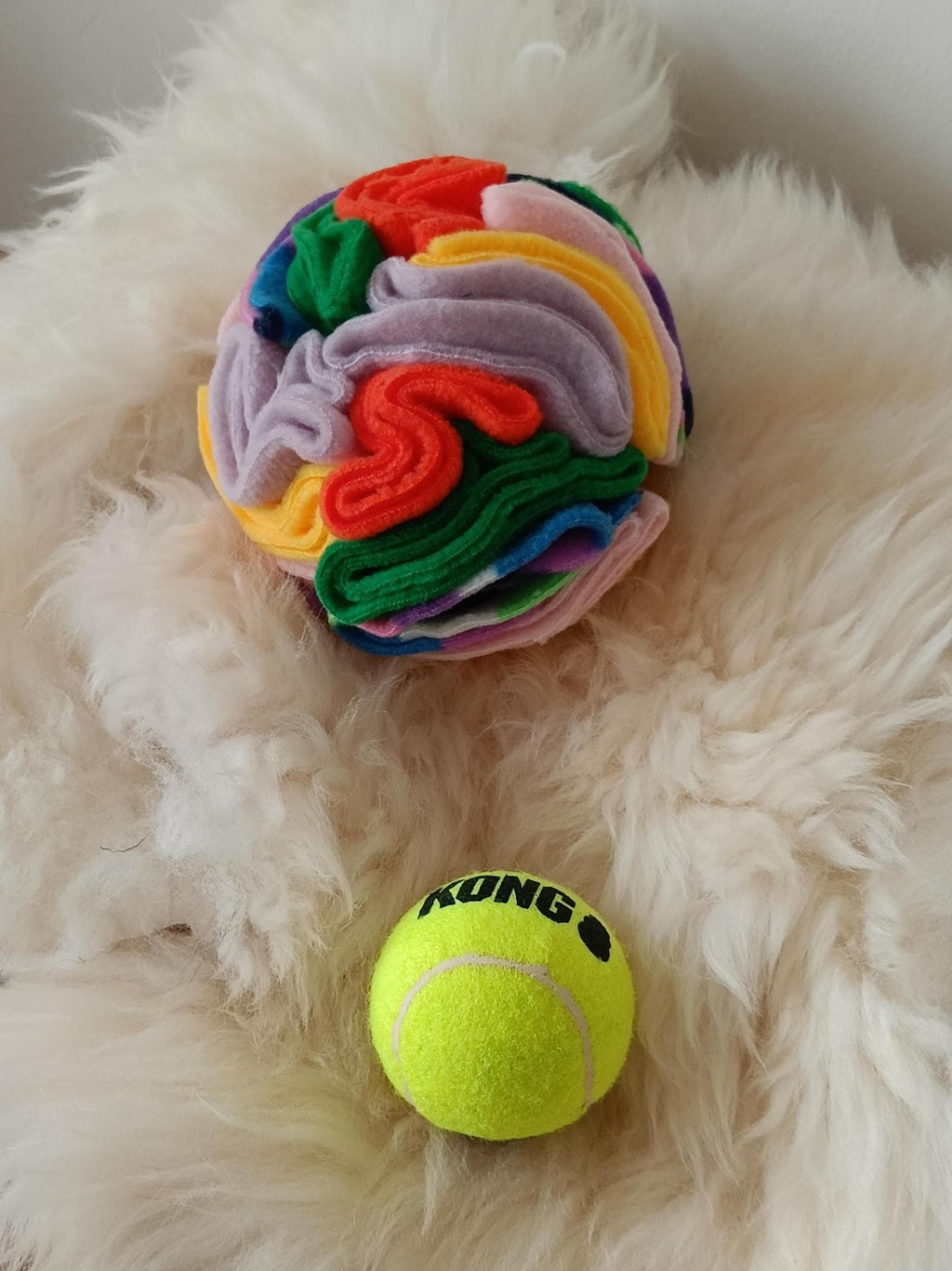 Small Snuffle ball for tiny dogs, treat dispenser. Sniff snack feeder