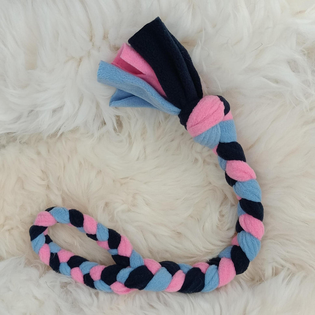 Braided Fleece Tug Toy for Small Dogs & Puppies